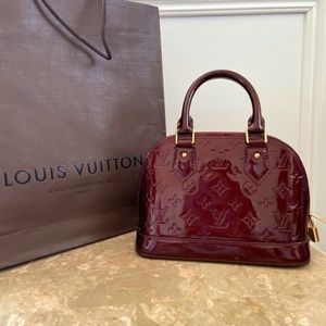 Louis Vuitton Amarante Vernis Alma BB Bag